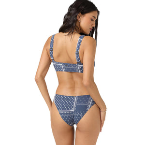 O'Neill O'Riginals Zoey Bandana Blue Lagoon Full Women's Bikini Bottoms - Navy