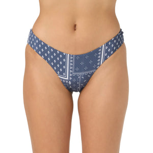 O'Neill O'Riginals Zoey Bandana Blue Lagoon Full Women's Bikini Bottoms - Navy