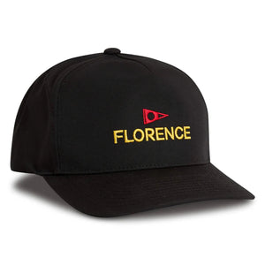 Florence Marine X Logo Structured Twill Men's Hat - Black