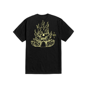 Dark Seas Hot Head Pigment Men's S/S T-Shirt - Black