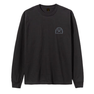 Dark Seas Rowboat Stock Men's L/S Shirt - Black