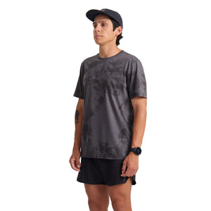 Roark Mathis Active Tie Dye Pocket Men's S/S T-Shirt - Grey