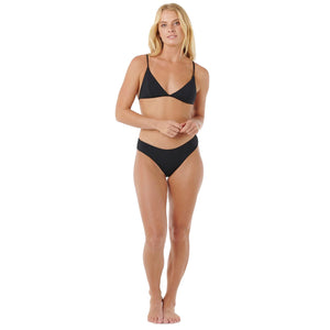 Rip Curl Premium Surf Banded Fixed Triangle Men's Bikini Top - Black
