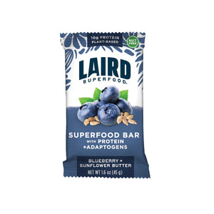 Laird Superfood Blueberry + Sunflower Butter Protein Bar
