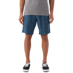 O'Neill Bavaro Striped 19" Men's Walkshorts - Blue
