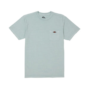 Quiksilver Saltwater Pigment-Dyed Men's S/S T-Shirt - Blue Haze