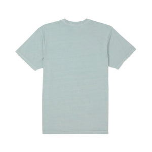Quiksilver Saltwater Pigment-Dyed Men's S/S T-Shirt - Blue Haze