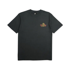 Quiksilver Factory Label Pigment Dye Men's S/S T-Shirt - Phantom