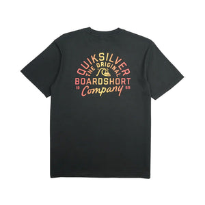 Quiksilver Factory Label Pigment Dye Men's S/S T-Shirt - Phantom