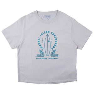Channel Islands Board Happy Relaxed Women's S/S T-Shirt - Cloud