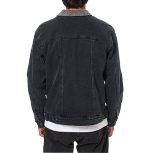 Katin Harris Denim Button-Up Men's L/S Jacket - Washed Black