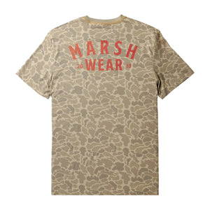 Marsh Wear Stackhouse Tech Men's S/S T-Shirt - Khaki Mallard Camo