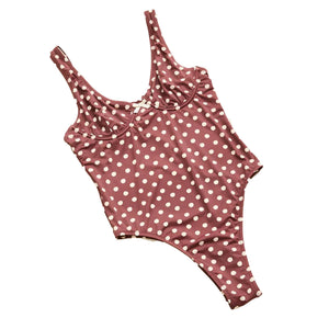 Rhythm Dotti Underwire One-Piece Women's Swimsuit - Cafe