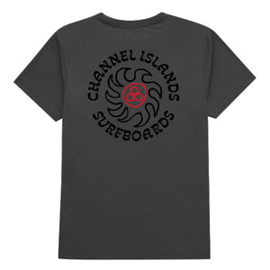 Channel Islands Shine Men's S/S T-Shirt - Charcoal