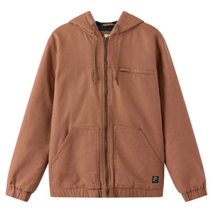 O'Neill O'Riginals Hooded Workwear Men's L/S Jacket - Carob Brown