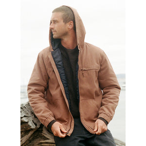 O'Neill O'Riginals Hooded Workwear Men's L/S Jacket - Carob Brown