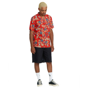 Volcom Offering Men's S/S Dress Shirt - Chili Red