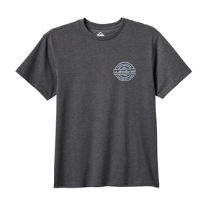 Quiksilver Mirrored Classic Men's S/S T-Shirt - Charcoal Heather