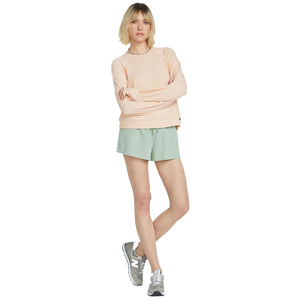 Volcom Lived In Lounge Frenchie Raglan Women's L/S Sweater - Champagne Gold