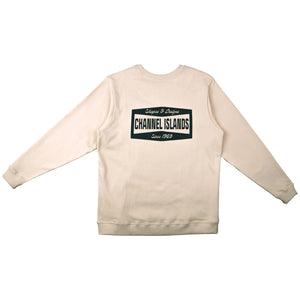 Channel Islands Shapes & Designs Crew Men's L/S Sweater - Cloud