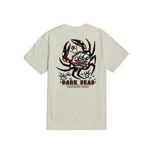 Dark Seas Crab King Men's S/S T-Shirt - Cream