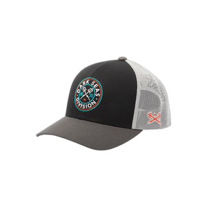 Dark Seas Navigation Men's Hat - Black/Silver