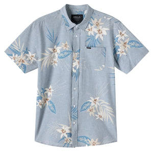 O'Neill TRVLR Upf Traverse Standard S/S Dress Shirt - Light Grey