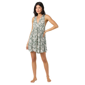 O'Neill Saltwater Essentials Teddy Printed Mini Cover-Up Women's Dress - Sea Spray