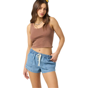O'Neill Sevie 2 Denim Beach Women's Shorts - Drifter