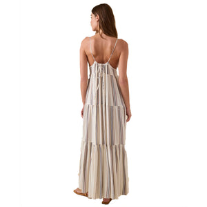 Outerknown The Staycation Women's Dress - Salt Mariner Stripe