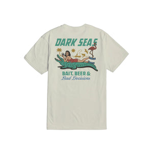 Dark Seas Bad Decisions Premium S/S T-Shirt - Cream