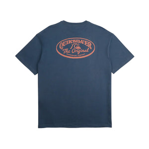 Quiksilver Originals Script Men's S/S T-Shirt - Dark Denim