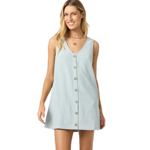 O'Neill Sanders Mini Women's Dress - Cloud Blue