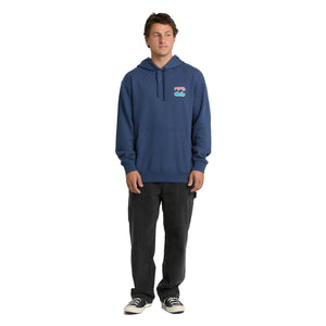 Billabong Heritage Arch Pullover Men's L/S Hoodie - Dark Denim