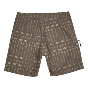 Drifter Surf Scales Men's Boardshorts - Dark Khaki