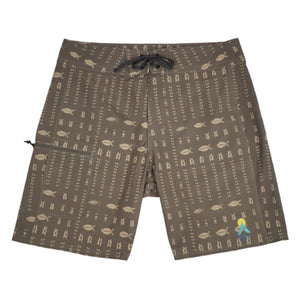 Drifter Surf Scales Men's Boardshorts - Dark Khaki