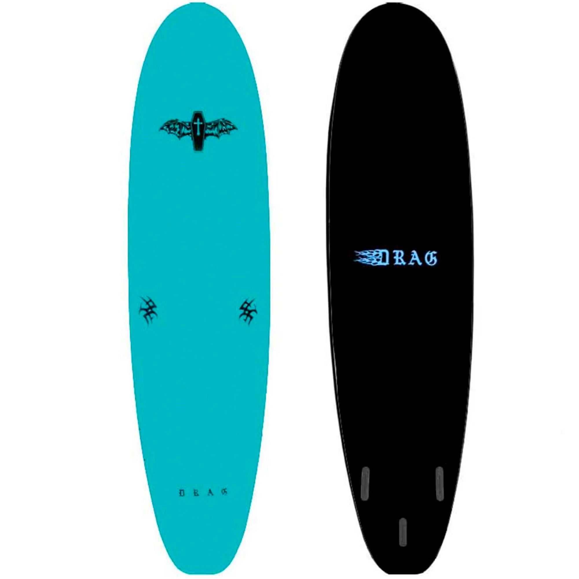 Drag Coffin 7'0 Thruster Soft Surfboard