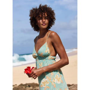 O'Neill Julez Tiki Midi Women's Dress - Green