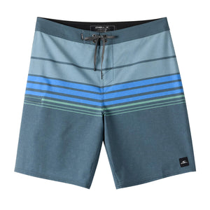O'Neill Hyperfreak Heat Stripe 20" Men's Boardshorts - Dark Slate