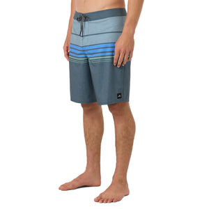 O'Neill Hyperfreak Heat Stripe 20" Men's Boardshorts - Dark Slate