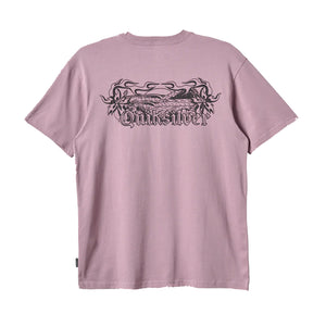 Quiksilver Backyard Classic Men's S/S T-Shirt - Elderberry