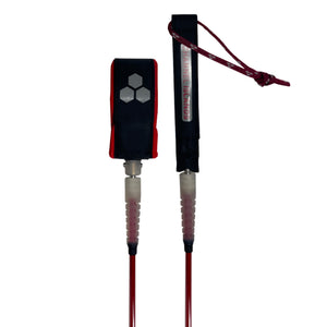 Channel Islands Everyday Hex Cord Surfboard Leash - 6' x 1/4"/Pinot Noir
