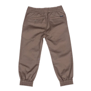 Volcom Frickin Slim Youth Boy's Jogger Pants - Tan