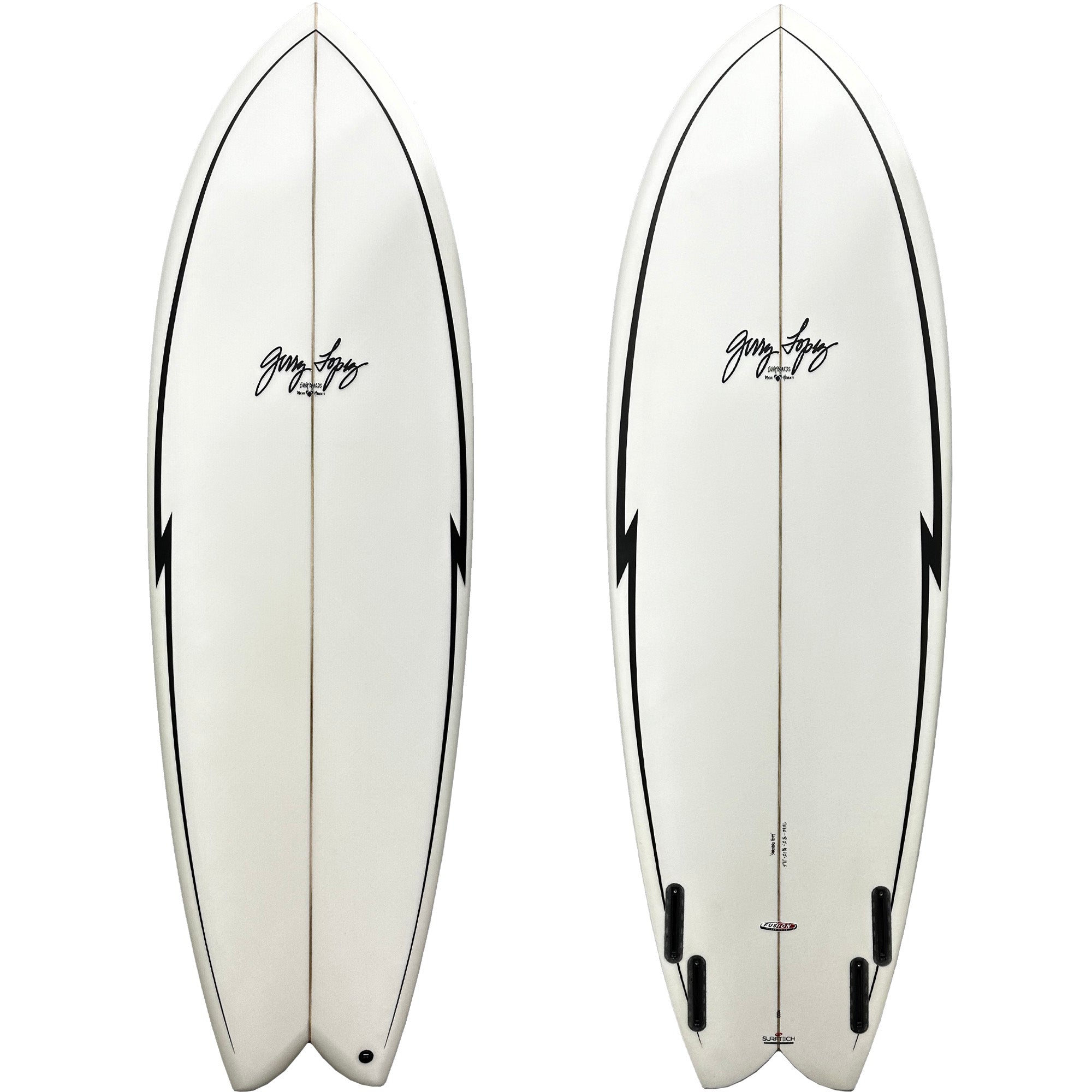 Gerry Lopez Something Fishy Fusion HD Quad Surfboard - Futures