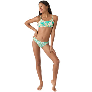 O'Neill Abstract Revo Tie Back Youth Girl's Bikini Set - Multi