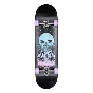 Globe G2 Reflection 8.5" Complete Skateboard - Black/Purple