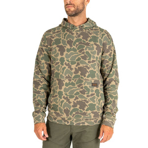 Marsh Wear Fireside Men's L/S Hoodie - Green Mallard Camo