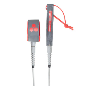 Channel Islands Hex Cord Comp 6' Surfboard Leash - Fire Castle