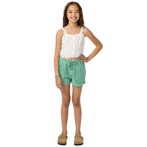 O'Neill Kylas 2" Youth Girl's Beach Shorts - Green