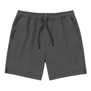 Volcom Hoxstop Elastic 18" Men's Walkshorts - Black
